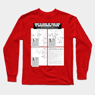 How To Hook Up Your Entertainment System (no border) Long Sleeve T-Shirt